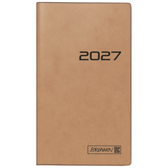 Taschenkalender Mod. 753 2027 | A6, Karton, braun
