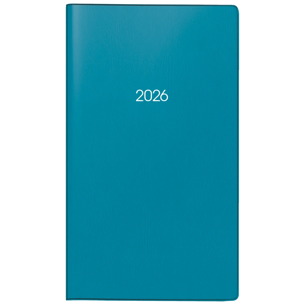 Taschenkalender Mod. 753 2026 | A6, Kunststoff, petrol
