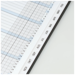 Taschenkalender Mod. 753 2027 | A6, Kunstleder, blau