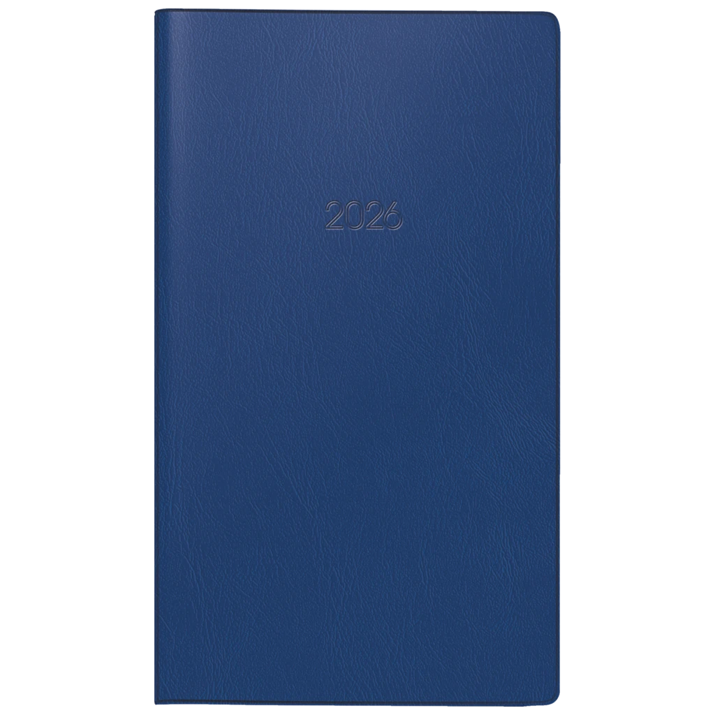 Taschenkalender Mod. 755 '26 | A6 quer, Kunststoff, dunkelblau