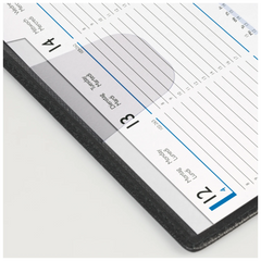 Taschenkalender Mod. 755 2027 | A6 quer, Kunstleder, blau