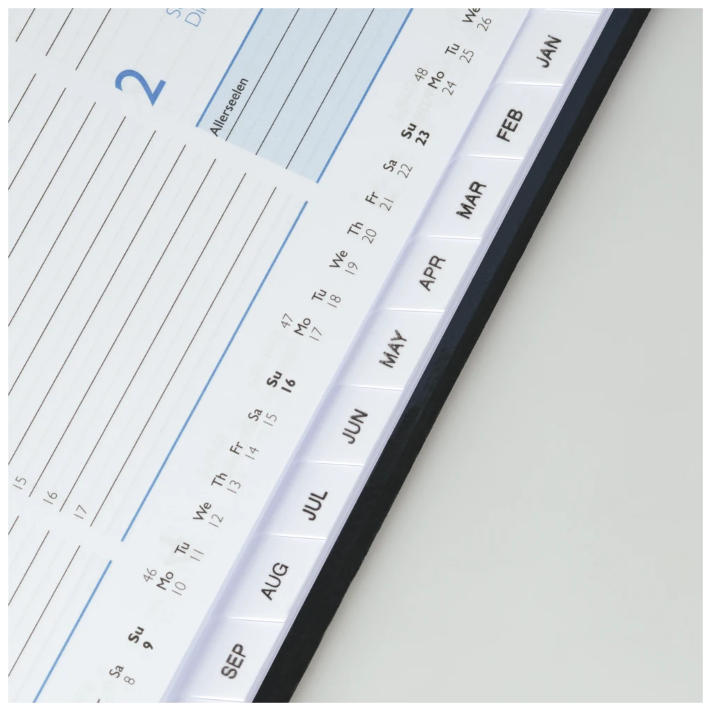 Taschenkalender Mod. 755 2027 | A6 quer, Kunstleder, blau