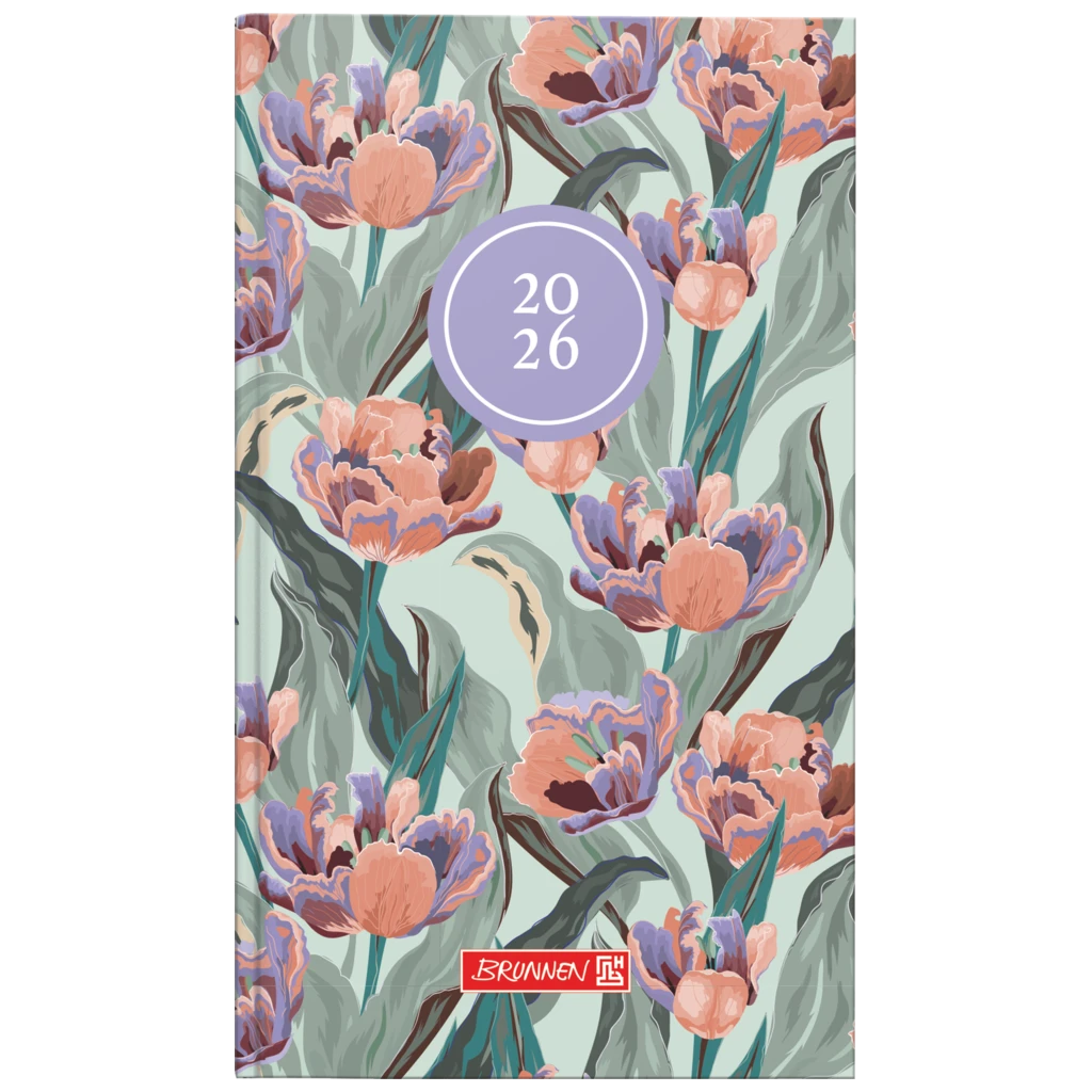 Taschenkalender Mod. 756 '26 „Botanical“ | A6, Papier