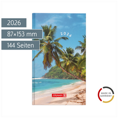 Taschenkalender Mod. 756 2026 „Beach“ | A6, Papier