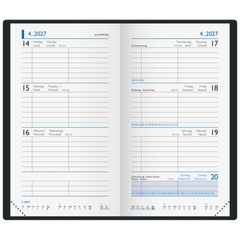 Taschenkalender Design Line Mod. 756 2027 „Sunbeds“ | A6, Papier