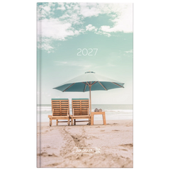 Taschenkalender Design Line Mod. 756 2027 „Sunbeds“ | A6, Papier