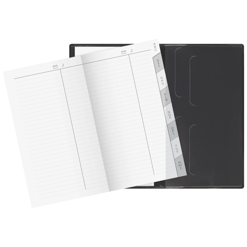 Taschenkalender Mod. 756 2027 | A6, Kunststoff, schwarz
