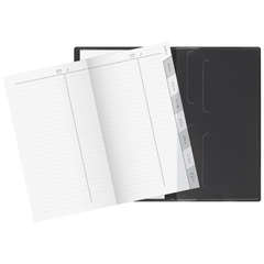 Taschenkalender Mod. 756 2027 | A6, Kunststoff, schwarz