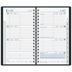 Taschenkalender Mod. 756 2027 | A6, Kunstleder, schwarz