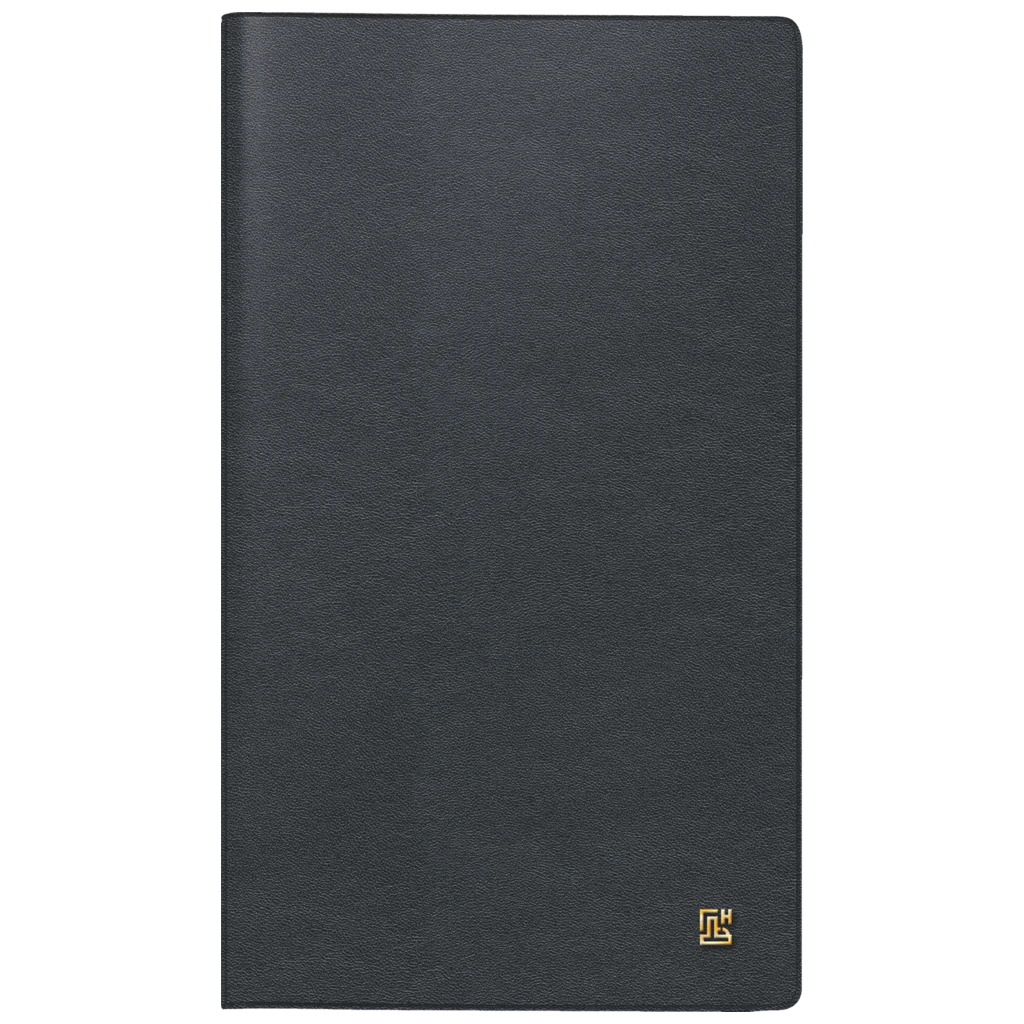 Taschenkalender Mod. 756 2026 | A6, Leder, schwarz