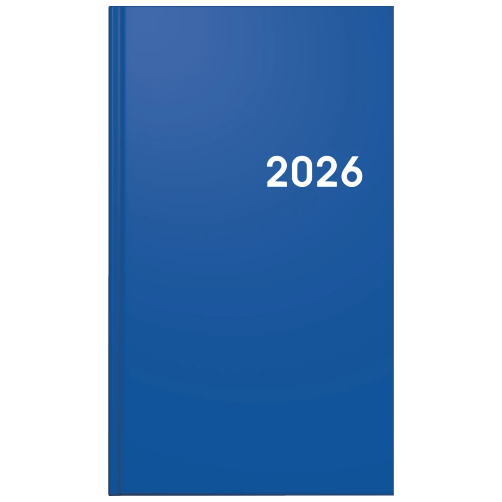 Taschenkalender Mod. 756 2026 | A6, Kunststoff, blau