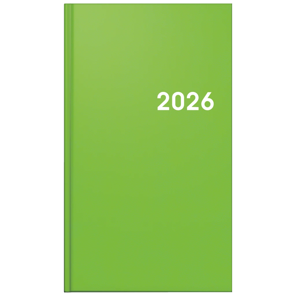 Taschenkalender Mod. 756 2026 | A6, Kunststoff, hellgrün