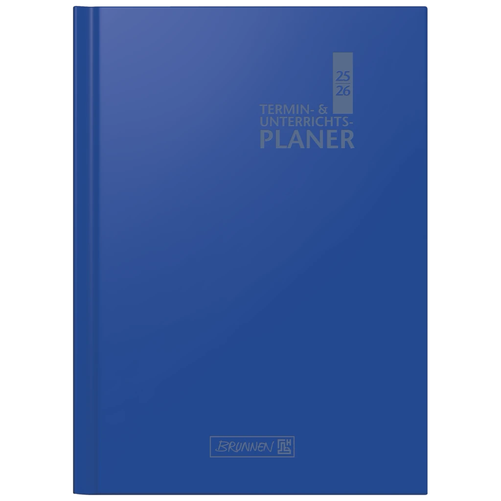 Termin- & Unterrichtsplaner 2025/2026 | A4, Kunststoff, blau