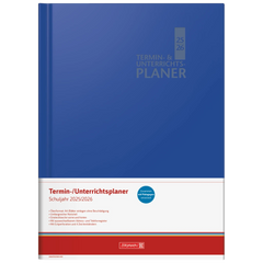 Termin- & Unterrichtsplaner 2025/2026 | A4, Kunststoff, blau