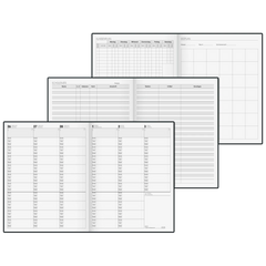 Termin- & Unterrichtsplaner 2024/2025 | A4, Kunststoff, schwarz