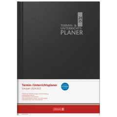 Termin- & Unterrichtsplaner 2024/2025 | A4, Kunststoff, schwarz