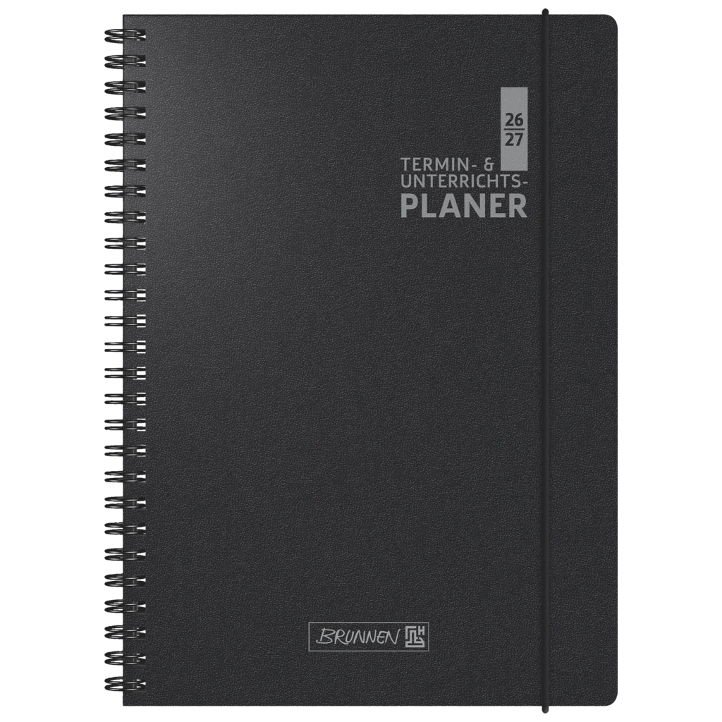 Lehrerkalender 2026/2027 Termin- & Unterrichtsplaner | A4, Kunststoff, schwarz