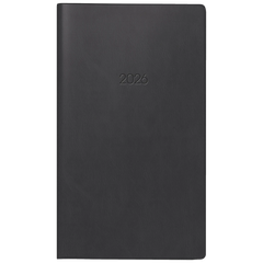 Taschenkalender Mod. 758 2026 | A6, Kunststoff, schwarz