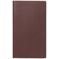 Taschenkalender Mod. 758 2026 | A6, Kunstleder, bordeaux