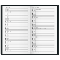 Taschenkalender Mod. 758 2027 | A6, Leder, denim
