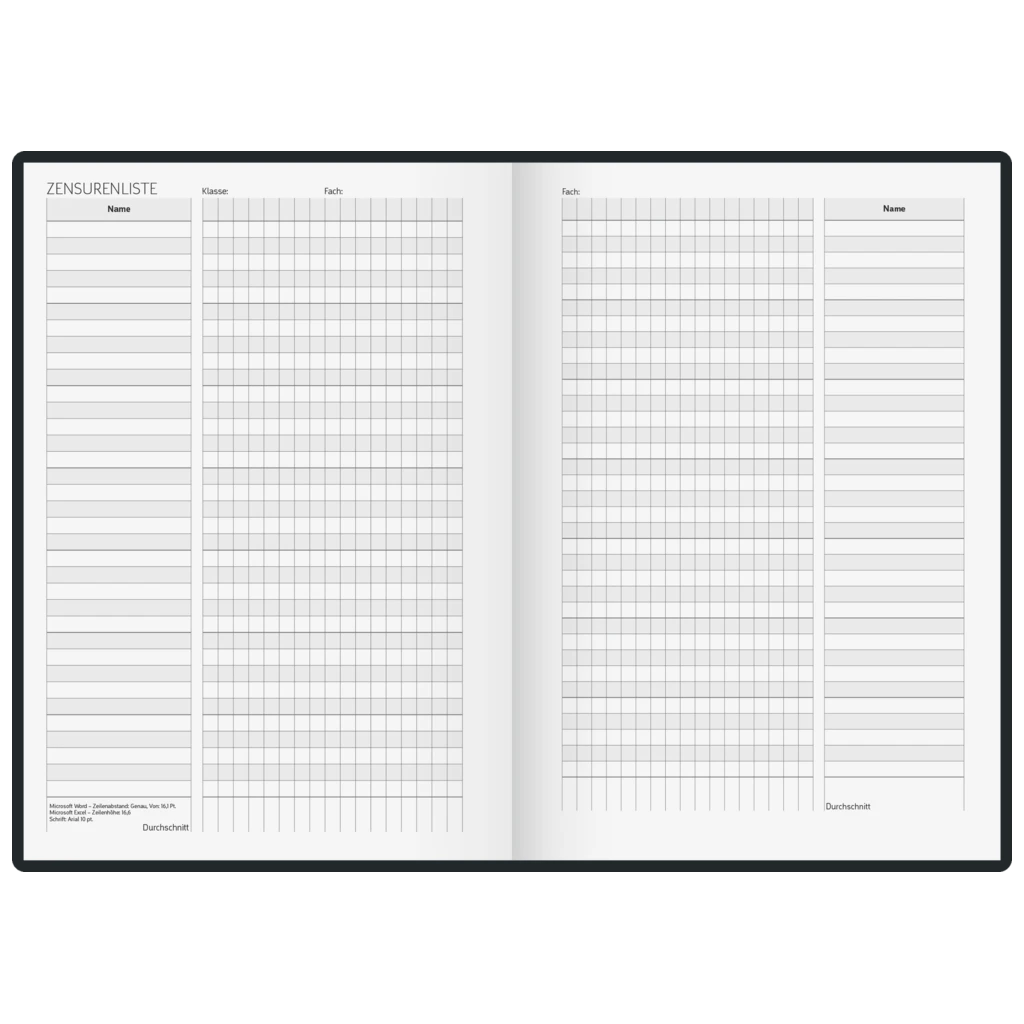 Lehrerkalender 2027/2028 Termin- & Unterrichtsplaner | A5, Kunststoff, blau