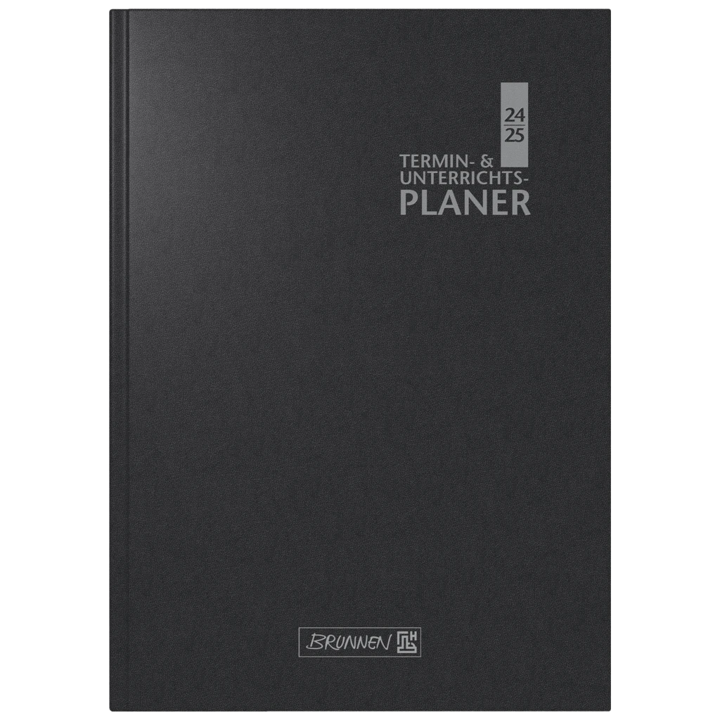 Termin- & Unterrichtsplaner 2024/2025 | A5, Kunststoff, schwarz