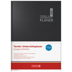Termin- & Unterrichtsplaner 2024/2025 | A5, Kunststoff, schwarz