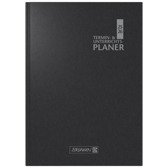 Termin- & Unterrichtsplaner 2025/2026 | A5, Kunststoff, schwarz