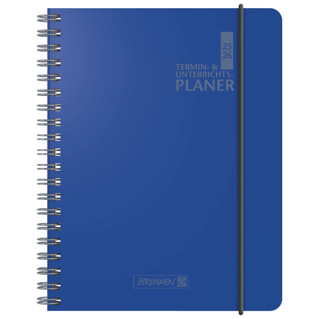 Termin- & Unterrichtsplaner 2025/2026 | A5, Kunststoff, blau