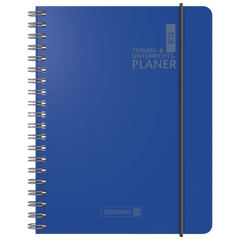 Termin- & Unterrichtsplaner 2025/2026 | A5, Kunststoff, blau