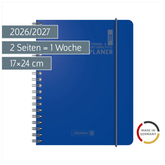 Lehrerkalender 2026/2027 Termin- & Unterrichtsplaner | A5, Kunststoff, blau
