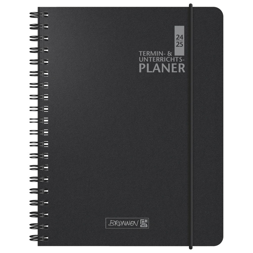 Termin- & Unterrichtsplaner 2024/2025 | A5, Kunststoff, schwarz