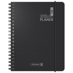 Lehrerkalender 2026/2027 Termin- & Unterrichtsplaner | A5, Kunststoff, schwarz
