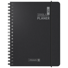 Lehrerkalender 2027/2028 Termin- & Unterrichtsplaner | A5, Kunststoff, schwarz