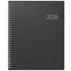 Buchkalender Mod. Manager Wt 7 weektimer 2026 | 210×260 mm, Kunststoff, schwarz