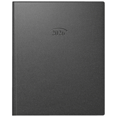 Buchkalender Mod. Manager Wt 7 weektimer 2026 | 210×260 mm, Kunststoff, schwarz