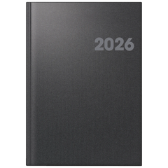Buchkalender Mod. 763 2026 | A4, Kunststoff, vulkanschwarz