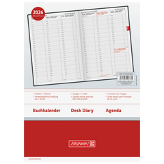Buchkalender Mod. 763 2026 | A4, Kunststoff, vulkanschwarz