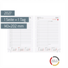 Tages-Ersatzkalendarium Mod. 765 2027 | 143×202 mm