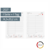 Tages-Ersatzkalendarium Mod. 765 2027 | 14,3×20,2 cm
