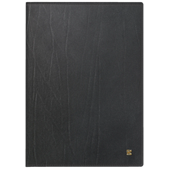 Buchkalender Mod. 765 2026 | A5, Leder, schwarz