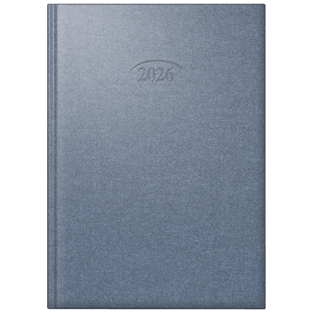 Buchkalender Mod. 765 2026 | A5, Kunststoff, cosmosblau