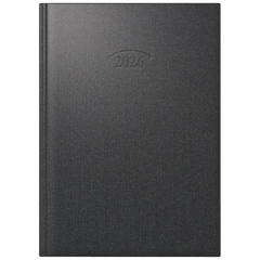 Buchkalender Mod. 765 2026 | A5, Kunststoff, vulkanschwarz