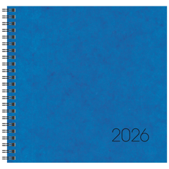 Buchkalender Mod. 766 2026 | 210×205 mm, Karton, blau