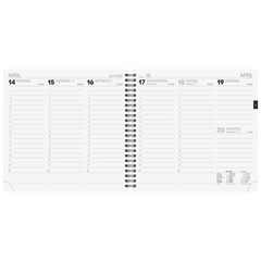 Buchkalender Mod. 766 2026 | 210×205 mm, Karton, blau