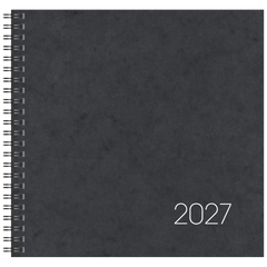 Buchkalender Mod. 766 2027 | 210×205 mm, Karton, schwarz