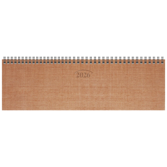 Querterminbuch Mod. 771 2026 | 326×102 mm, Karton, kupfer