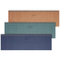 Querterminbuch Mod. 771 2026 | 326×102 mm, Karton, sortiert