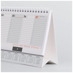 Querterminbuch Mod. 772 2026 | 297×105 mm, Karton, schwarz