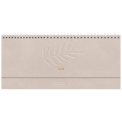 Querterminbuch Mod. 772 2026 | 297×105 mm, Karton, hanf